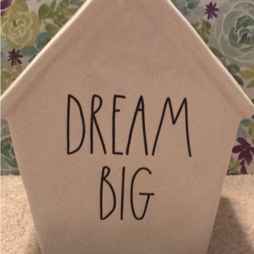 Rae Dunn Bank full size DREAM BIG Birdhouse bank - Picture 2 of 6